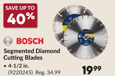 BOSCH Segmented Diamond Cutting Blades