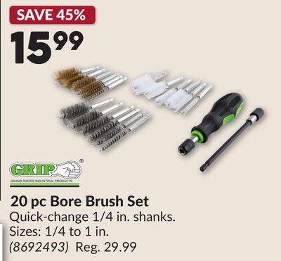 20 pc Bore Brush Set