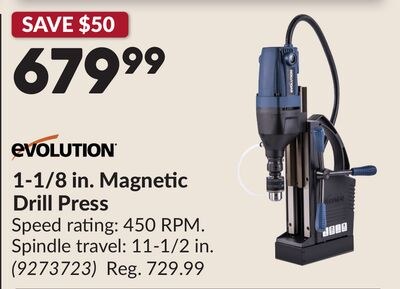 EVOLUTION 1-1/8 in. Magnetic Drill Press