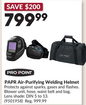 PAPR Air-Purifying Welding Helmet