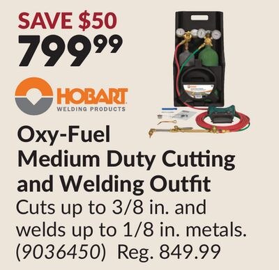 Oxy-Fuel Medium Duty Cutting and Welding Outfit