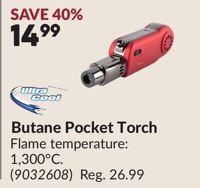 Butane Pocket Torch