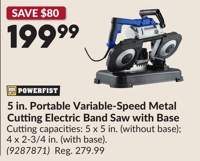 5 in. Portable Variable-Speed Metal Cutting Ele…