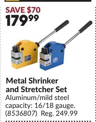 Metal Shrinker and Stretcher Set