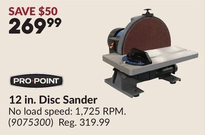 12 in. Disc Sander