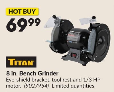 8 in. Bench Grinder