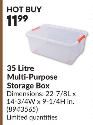 35 Litre Multi-Purpose Storage Box