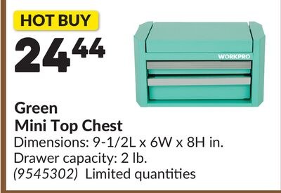 Green Mini Top Chest