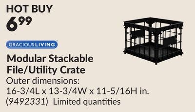 Modular Stackable File/Utility Crate