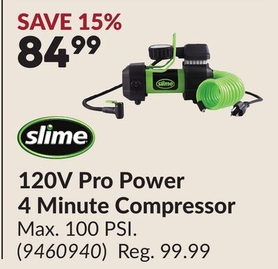 120V Pro Power 4 Minute Compressor