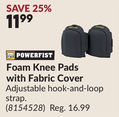 Foam Knee Pads with Fabric Cover
