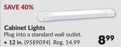 Cabinet Lights, 12 in.