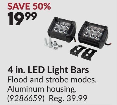 4 in. LED Light Bars