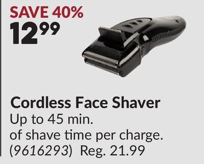 Cordless Face Shaver