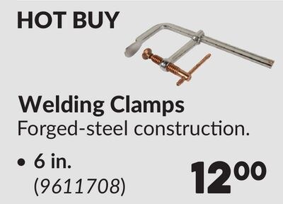 6 in. Welding Clamps