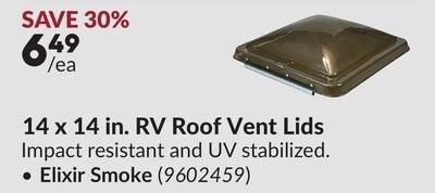 14 x 14 in. RV Roof Vent Lids