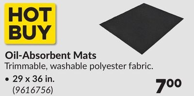 Oil-Absorbent Mats