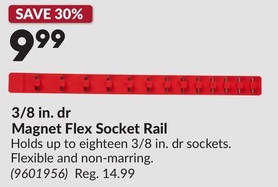 3/8 in. dr Magnet Flex Socket Rail