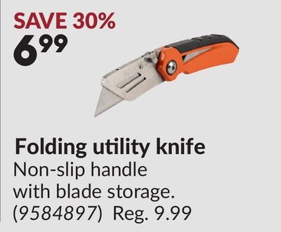 Folding utility knife