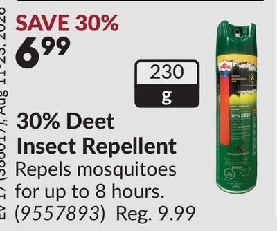 30% Deet Insect Repellent