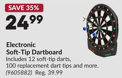 Electronic Soft-Tip Dartboard