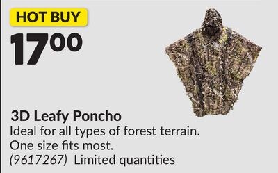 3D Leafy Poncho