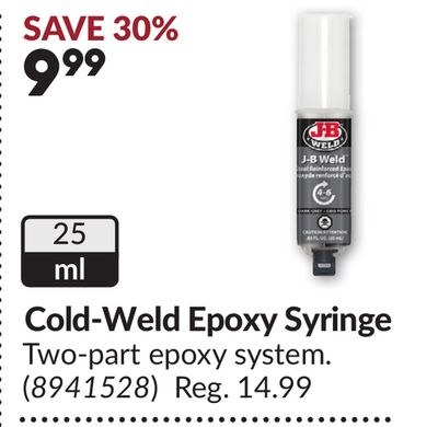Cold-Weld Epoxy Syringe