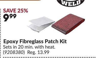 Epoxy Fibreglass Patch Kit