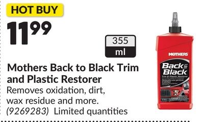 Mothers Back to Black Trim and Plastic Restorer