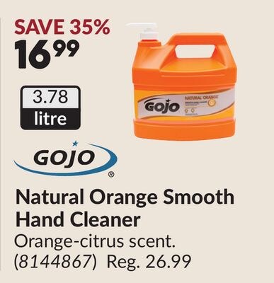 Natural Orange Smooth Hand Cleaner