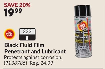 Black Fluid Film Penetrant and Lubricant