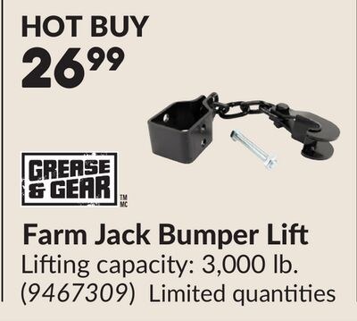 Farm Jack Bumper Lift