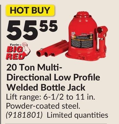 20 Ton Multi-Directional Low Profile Welded Bot…