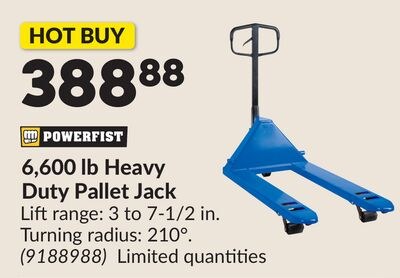 6,600 lb Heavy Duty Pallet Jack