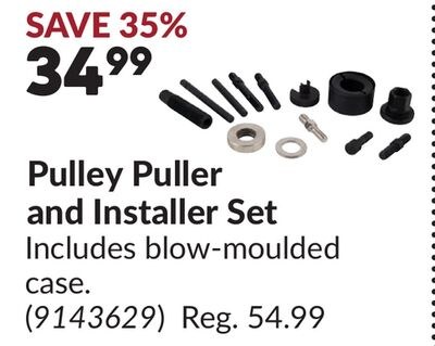 Pulley Puller and Installer Set