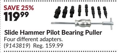 Slide Hammer Pilot Bearing Puller