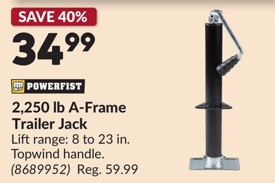 2,250 lb A-Frame Trailer Jack