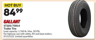 ST205/75R14 Trailer Tire