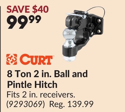 8 Ton 2 in. Ball and Pintle Hitch