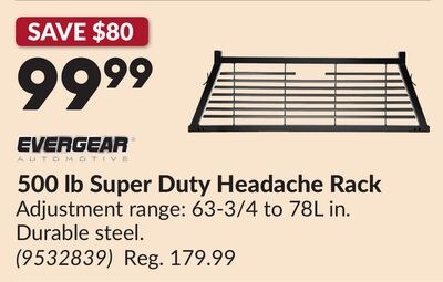 500 lb Super Duty Headache Rack
