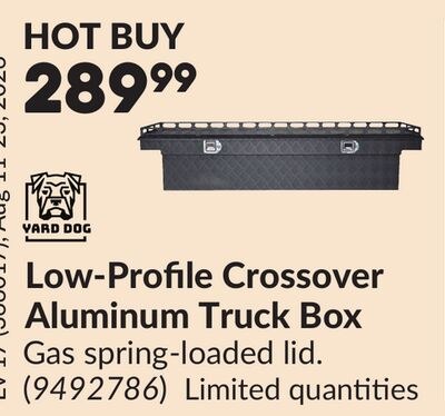 Low-Profile Crossover Aluminum Truck Box