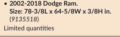 2002-2018 Dodge Ram