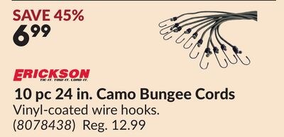 10 pc 24 in. Camo Bungee Cords