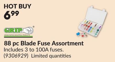 88 pc Blade Fuse Assortment