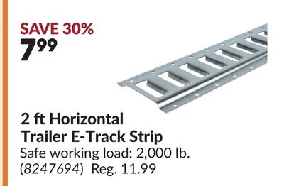 2 ft Horizontal Trailer E-Track Strip