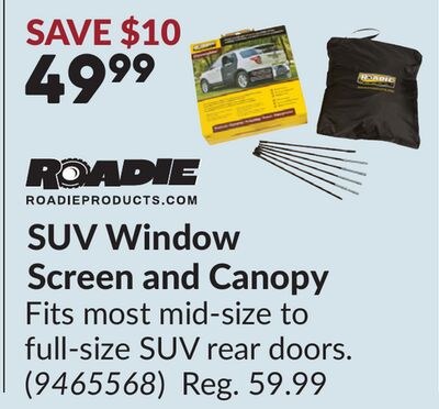 SUV Window Screen and Canopy
