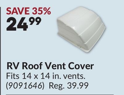 RV Roof Vent Cover