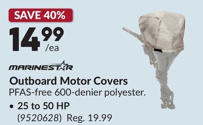 25 to 50 HP Outboard Motor Covers