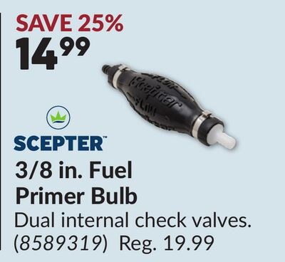3/8 in. Fuel Primer Bulb