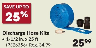 Discharge Hose Kits